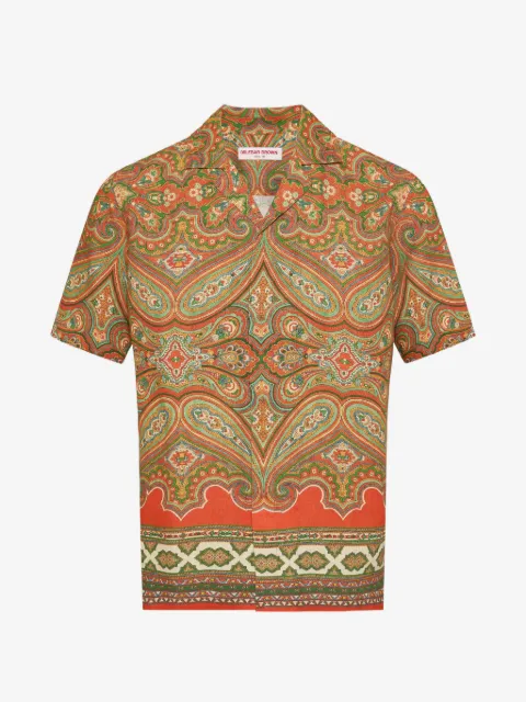 Orlebar Brown Maitan paisley-print shirt