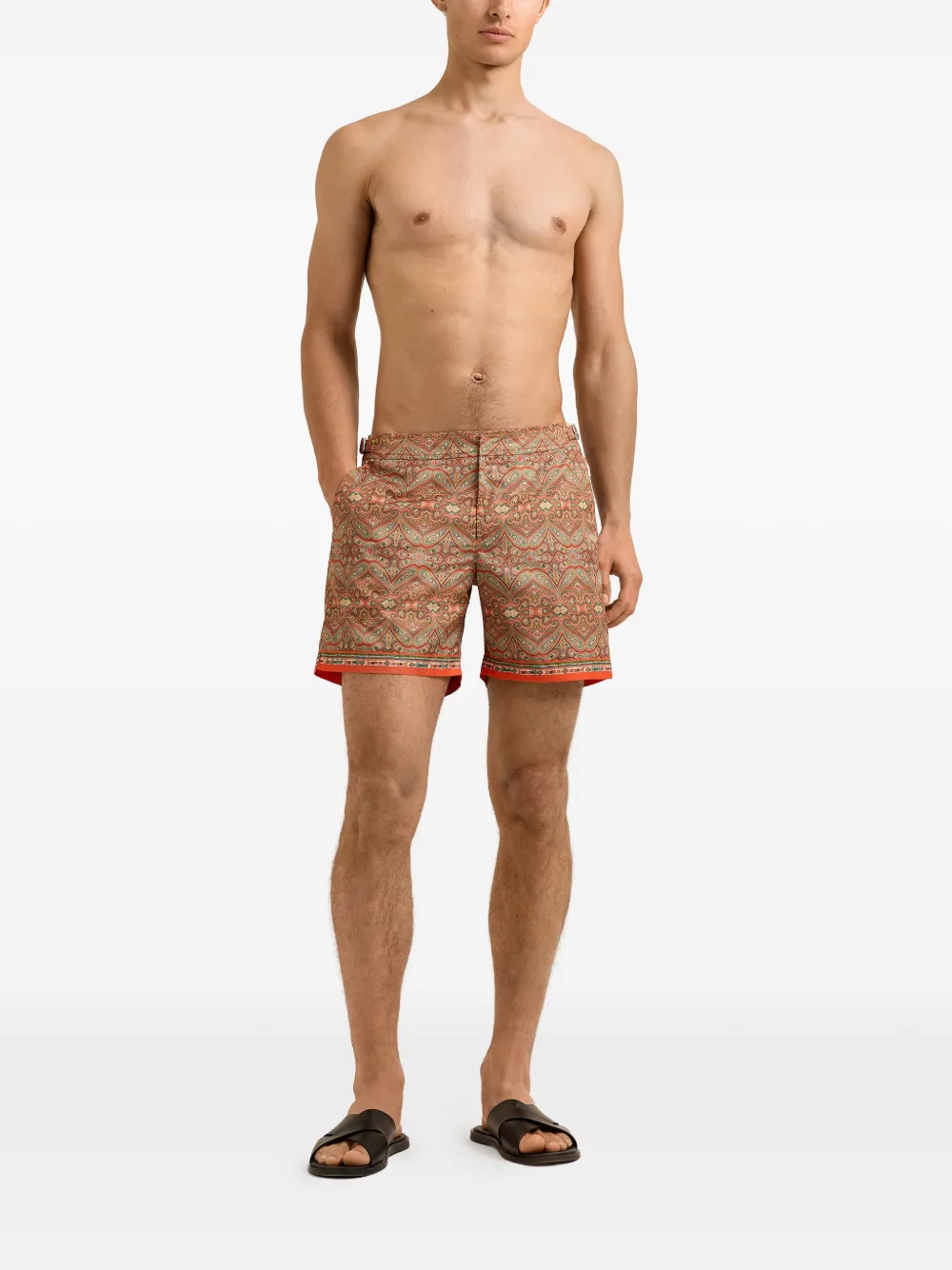 Bulldog Paisley Beachwear