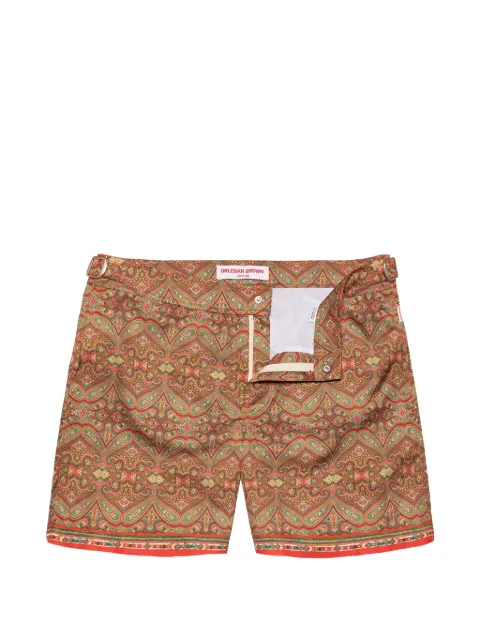 Orlebar Brown Bulldog paisley beachwear