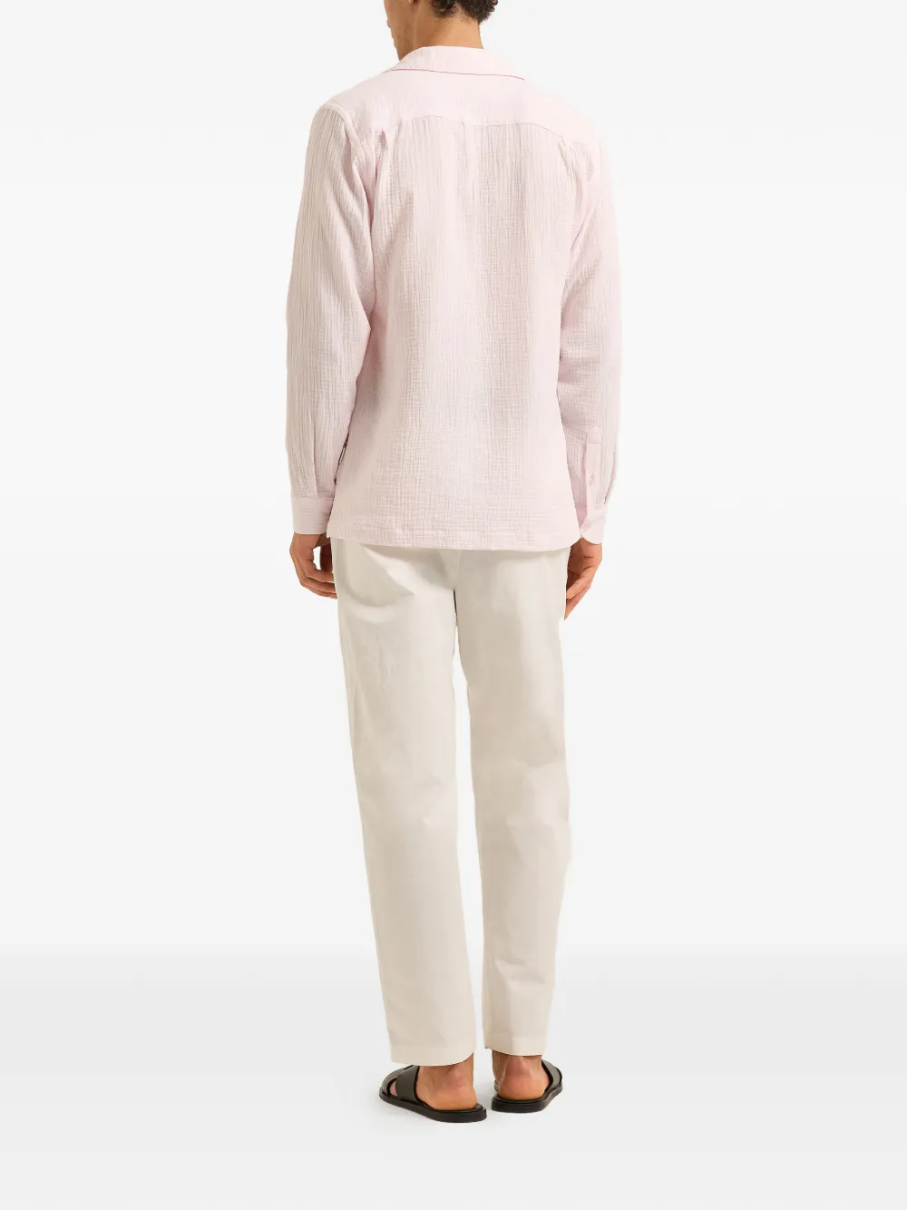 Orlebar Brown Ridley T-shirt met lange mouwen Roze