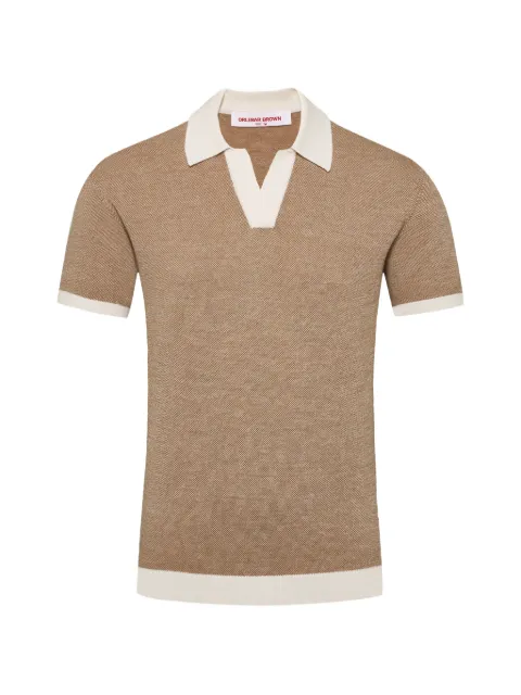 Orlebar Brown Horton contrast-trim T-shirt