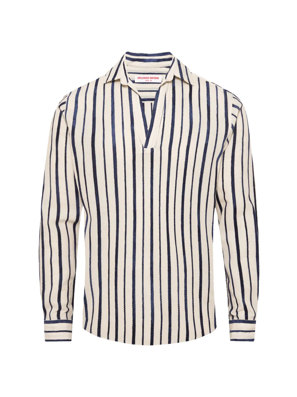 Orlebar Brown Ridley striped shirt - Bianco