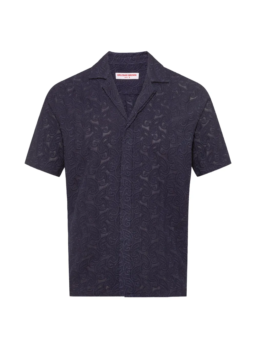 Orlebar Brown broderie anglaise shirt - Blu