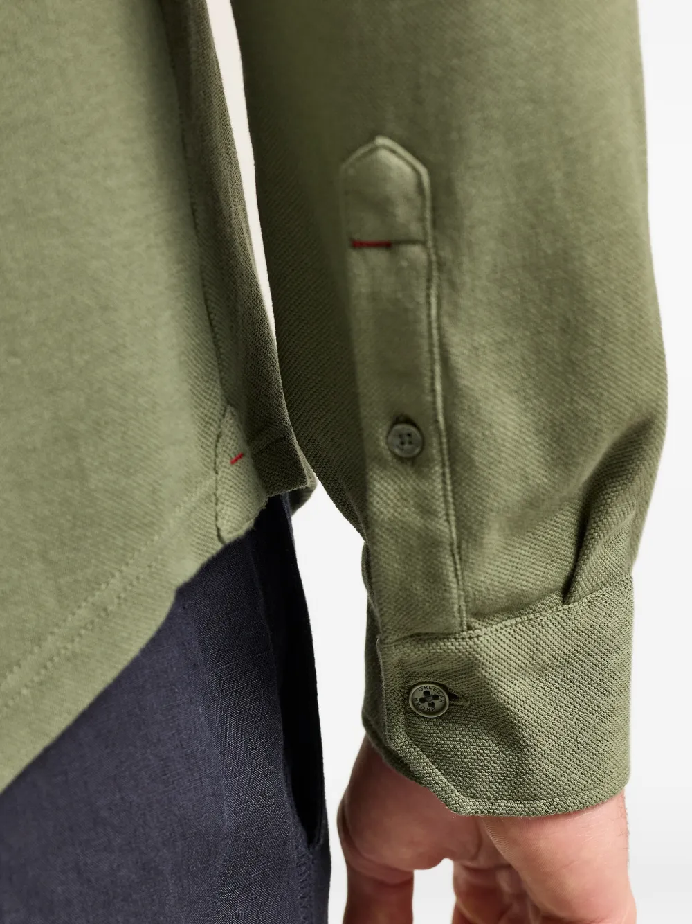 Orlebar Brown Giles overhemd Groen