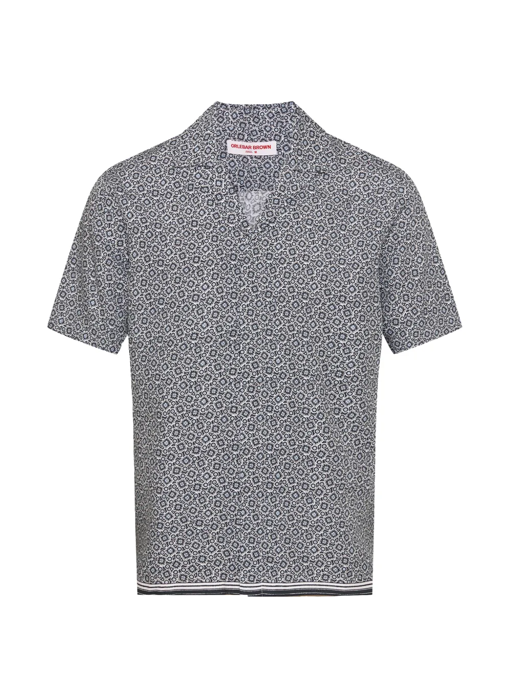 Orlebar Brown Maitan pattern shirt - Blu