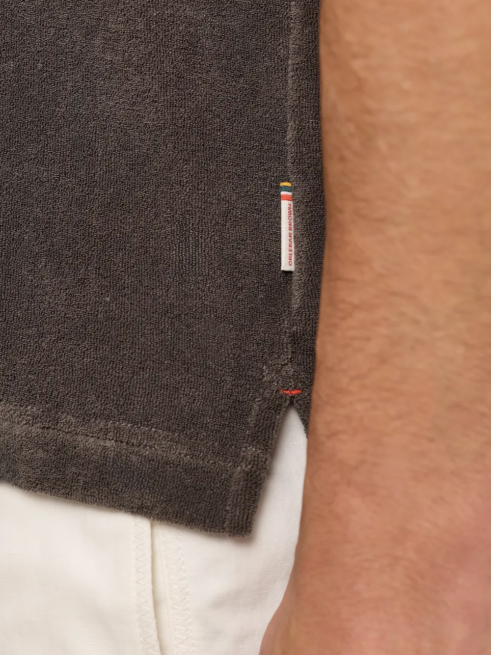 Orlebar Brown Terry Resort poloshirt met korte mouwen Grijs