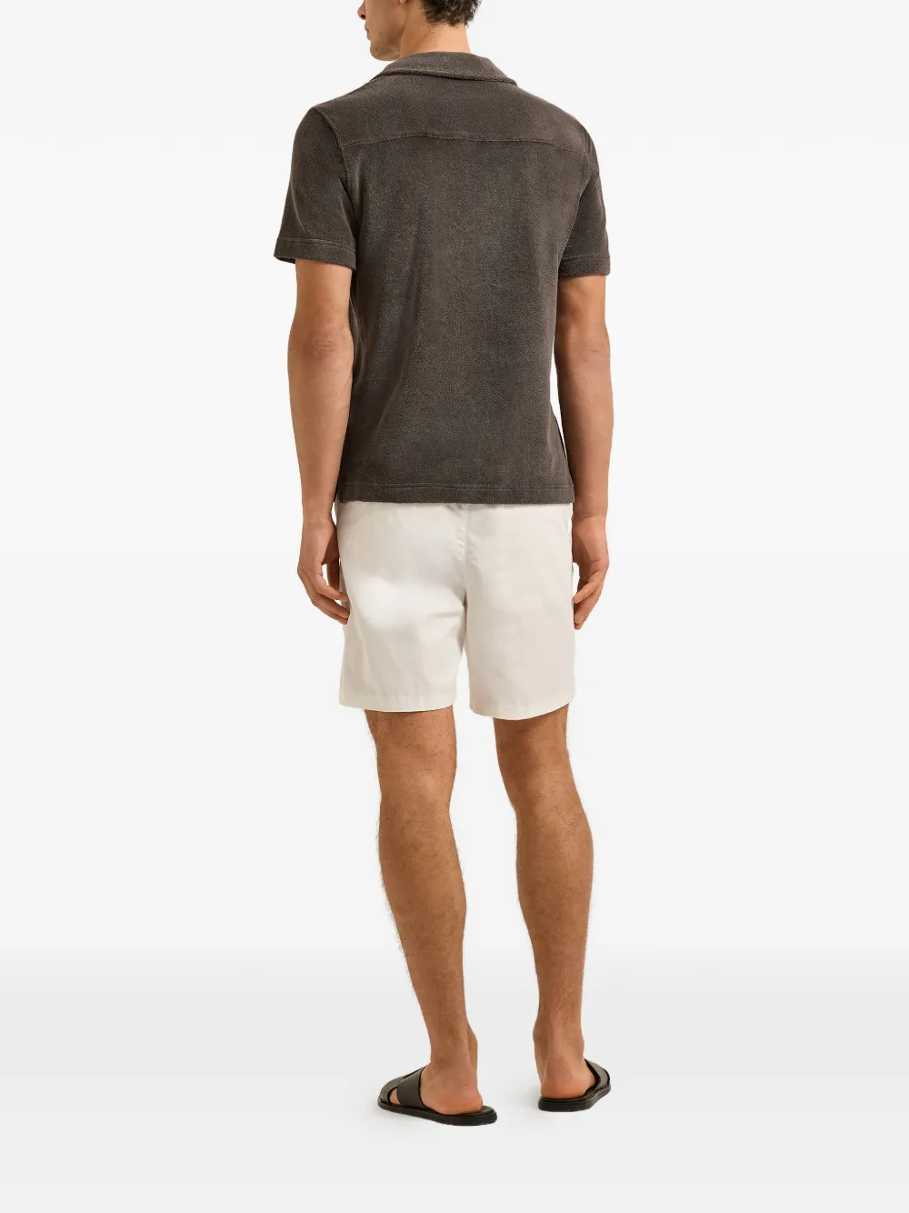 Orlebar Brown Terry Resort poloshirt met korte mouwen Grijs