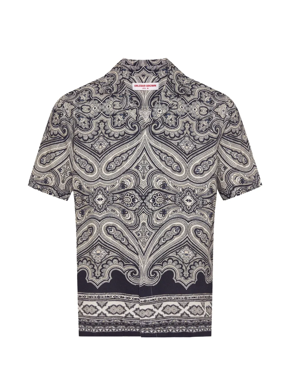 Orlebar Brown Maitan paisley shirt - Blu