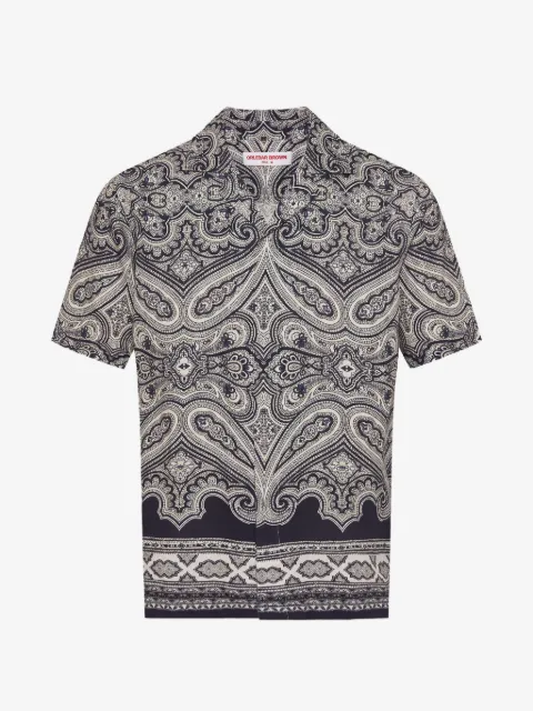 Orlebar Brown Camicia Maitan con stampa paisley