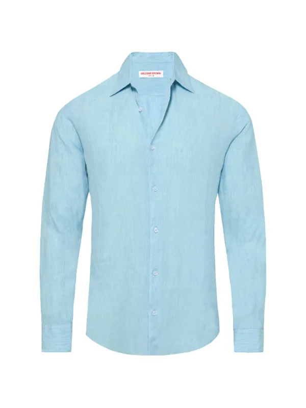 Orlebar Brown Giles Shirt in Blue