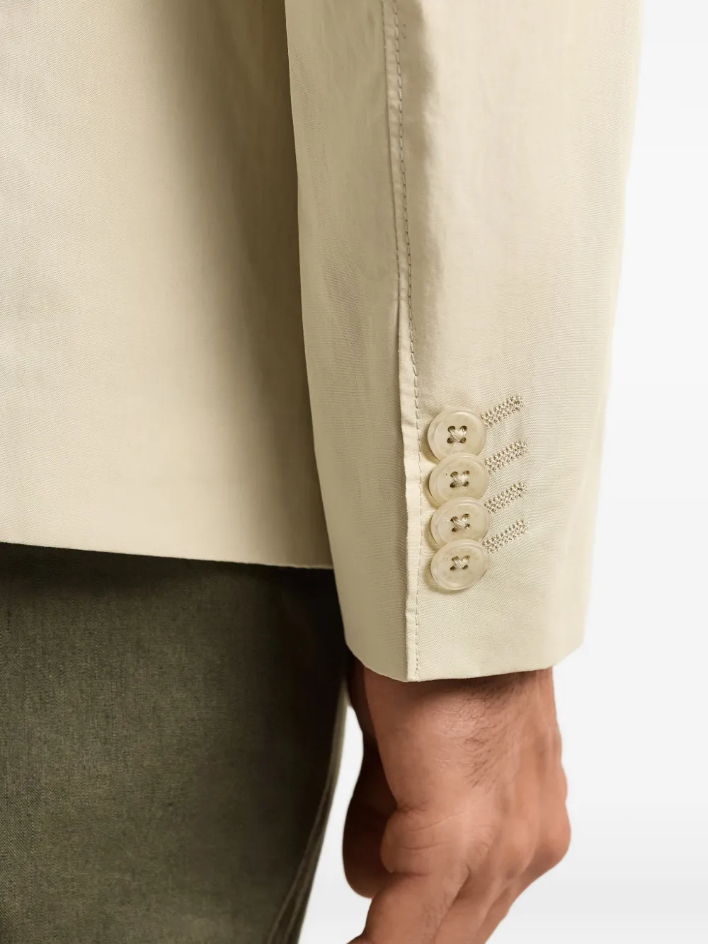 Orlebar Brown Mathis blazer met knopen Beige