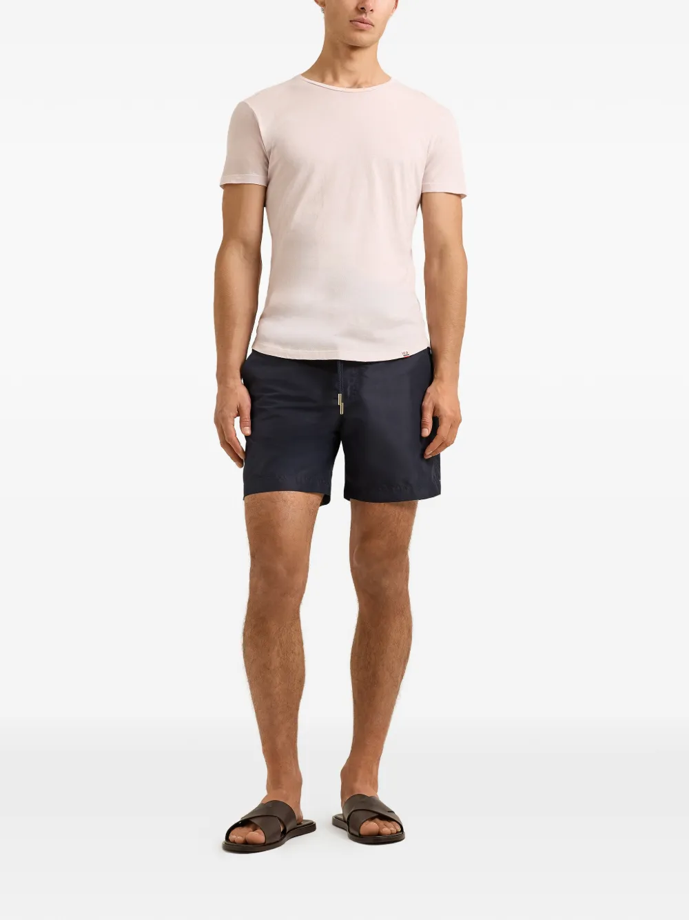 Orlebar Brown Katoenen T-shirt Roze