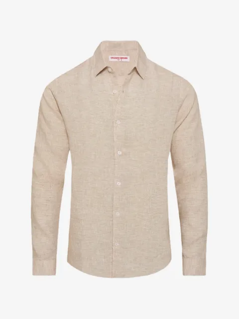 Orlebar Brown Giles buttoned long-sleeve shirt