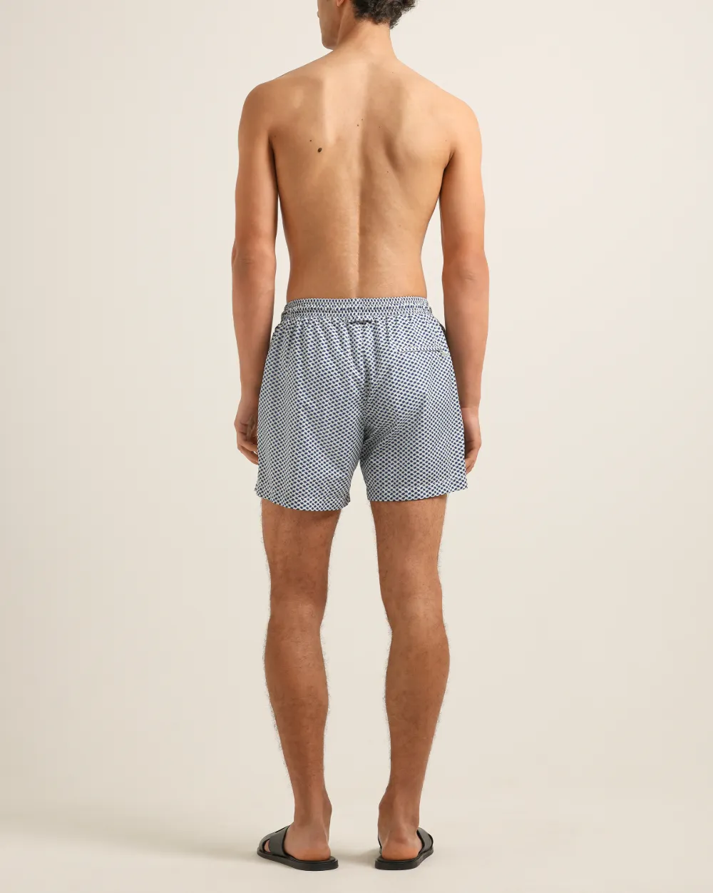 Orlebar Brown Boxer zwembroek met print Blauw