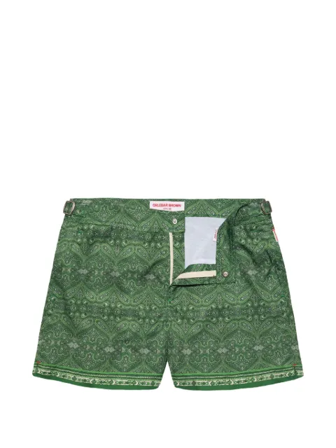 Orlebar Brown pattern swim shorts