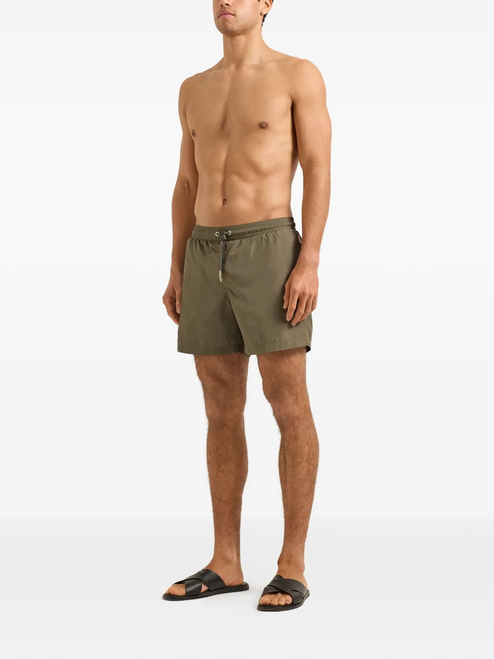 Orlebar Brown Boxer zwembroek met trekkoord Groen