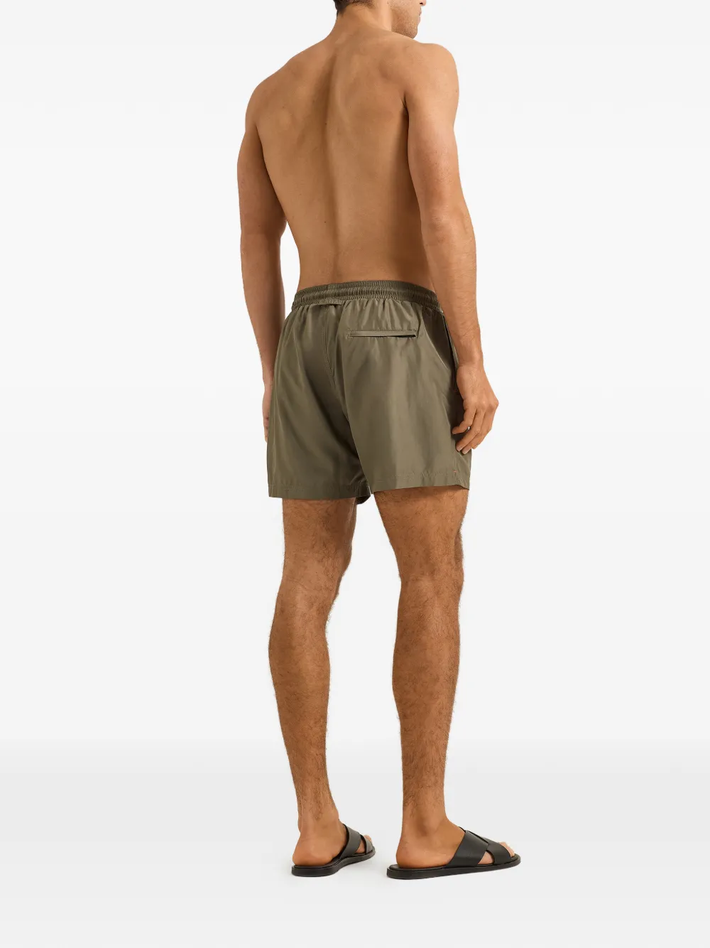Orlebar Brown Boxer zwembroek met trekkoord Groen