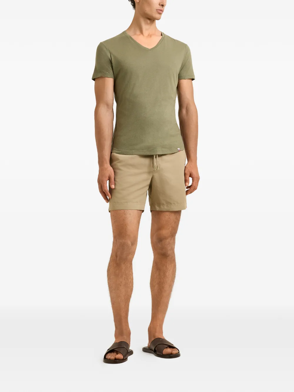 Orlebar Brown OB-V T-shirt met V-hals Groen
