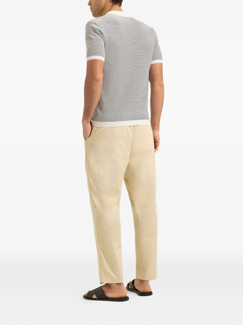 Orlebar Brown Roddy gestreept poloshirt Wit