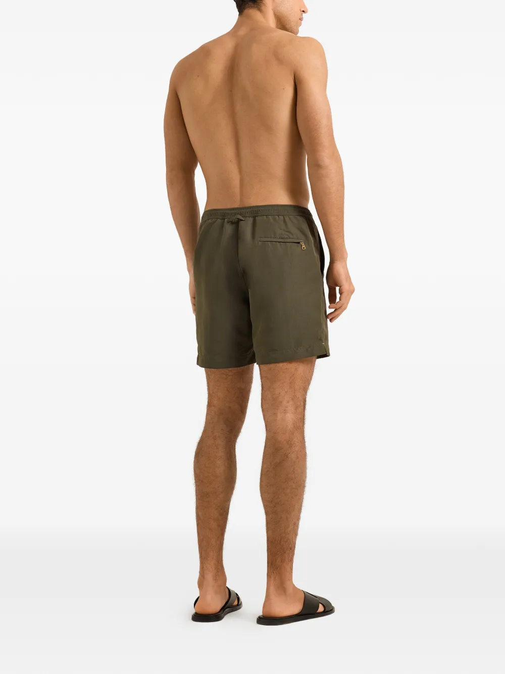 Orlebar Brown Zwembroek met trekkoord Groen
