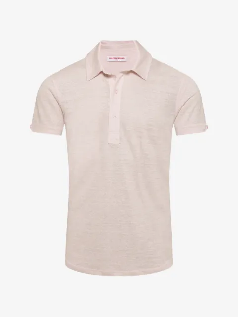 Orlebar Brown linen polo shirt