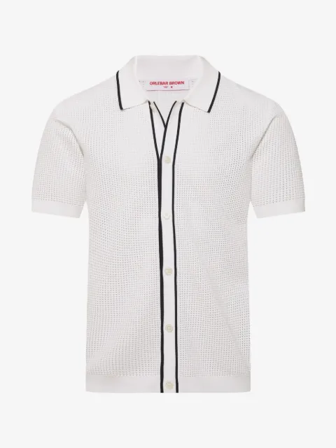 Orlebar Brown Roddy striped button-fastening shirt