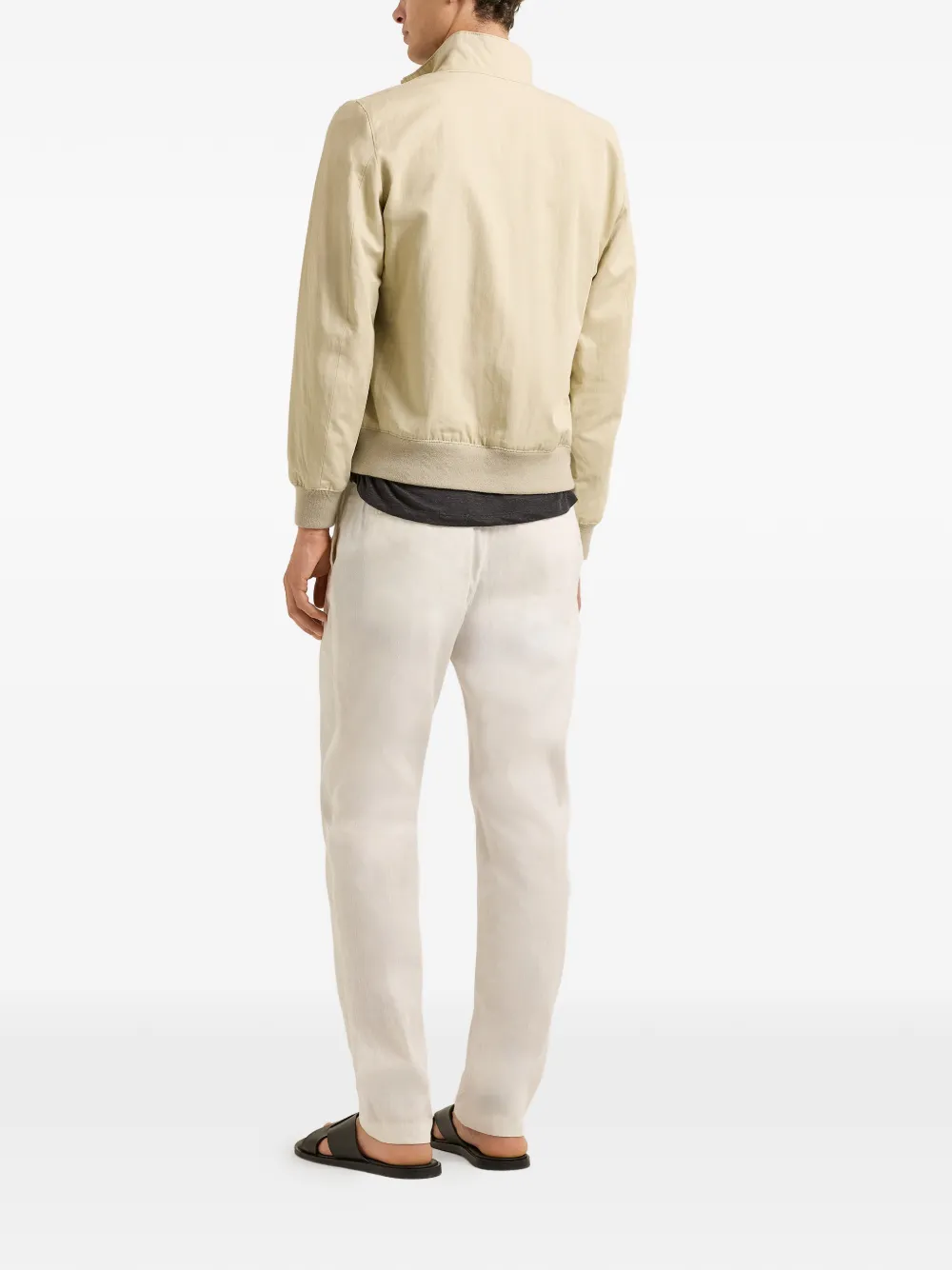 Orlebar Brown Alvaro Zip-fastening Jacket - Neutrals 