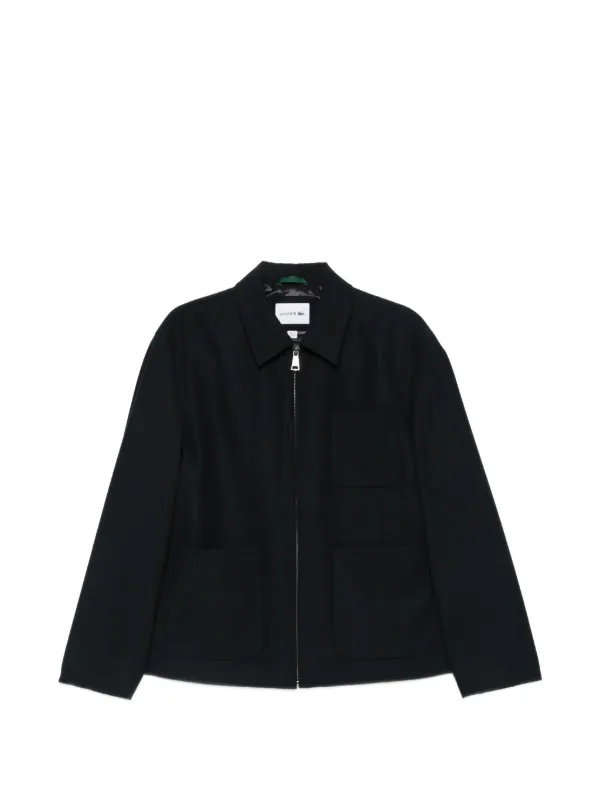 Lacoste ジップアップ ジャケット | ブラック | FARFETCH JP