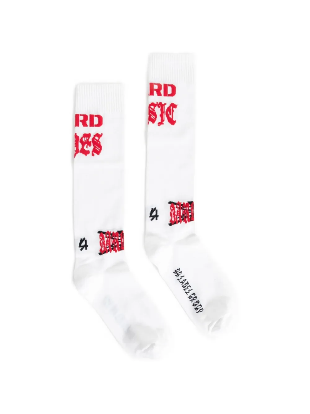 44 Label Group Graphic-print Socks In White