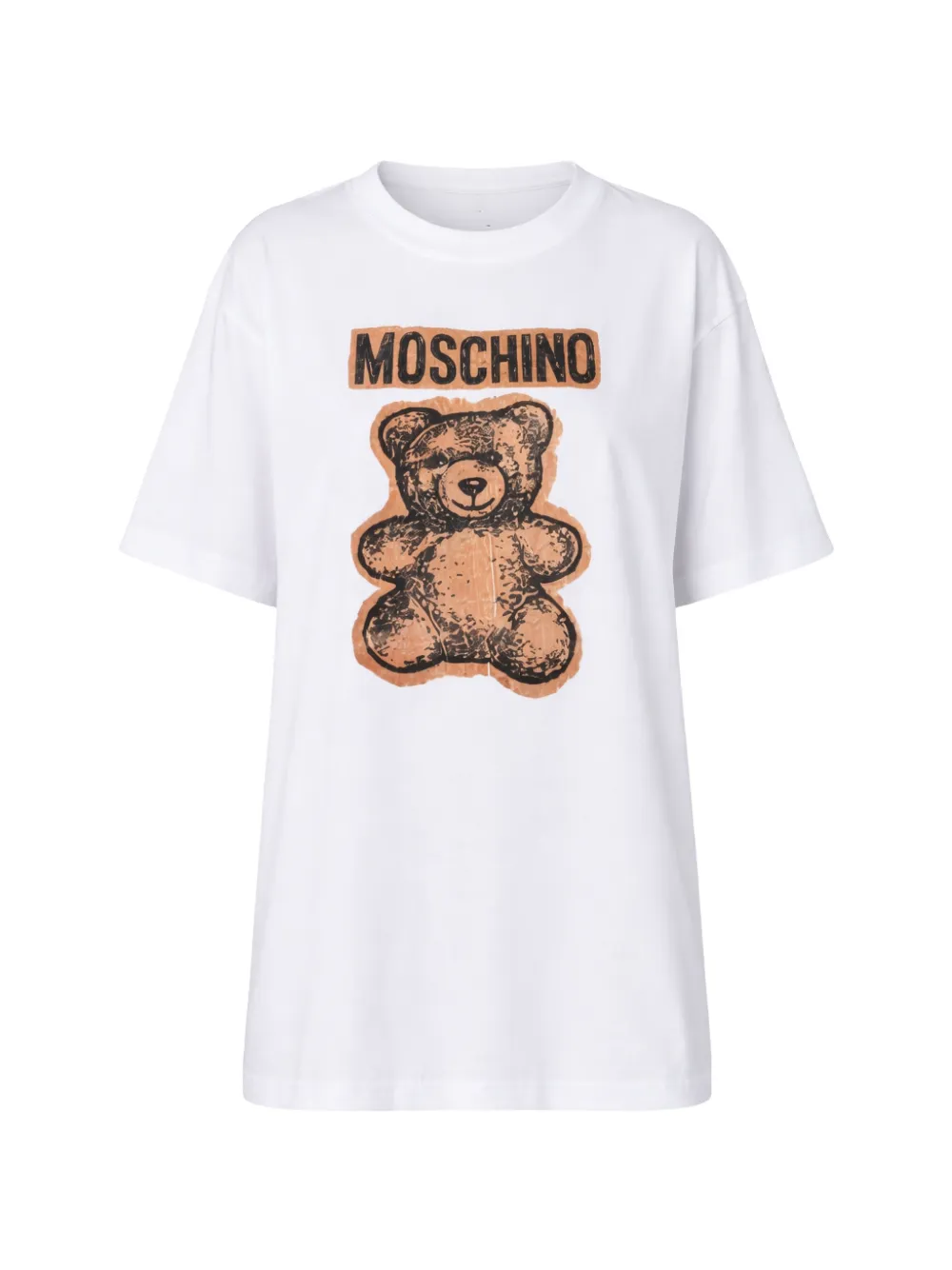 Moschino Teddy Bear logo-print T-shirt - Weiß