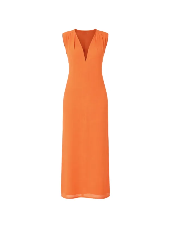 moschino orange dress Summer dress