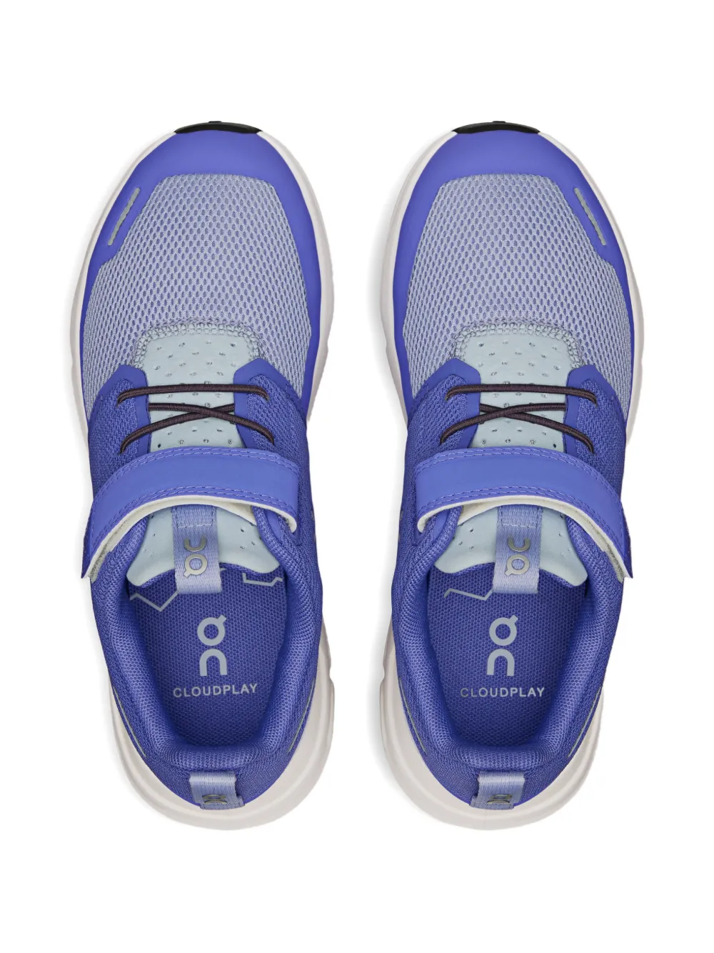 on running kids Cloud Play sneakers met bandje Blauw