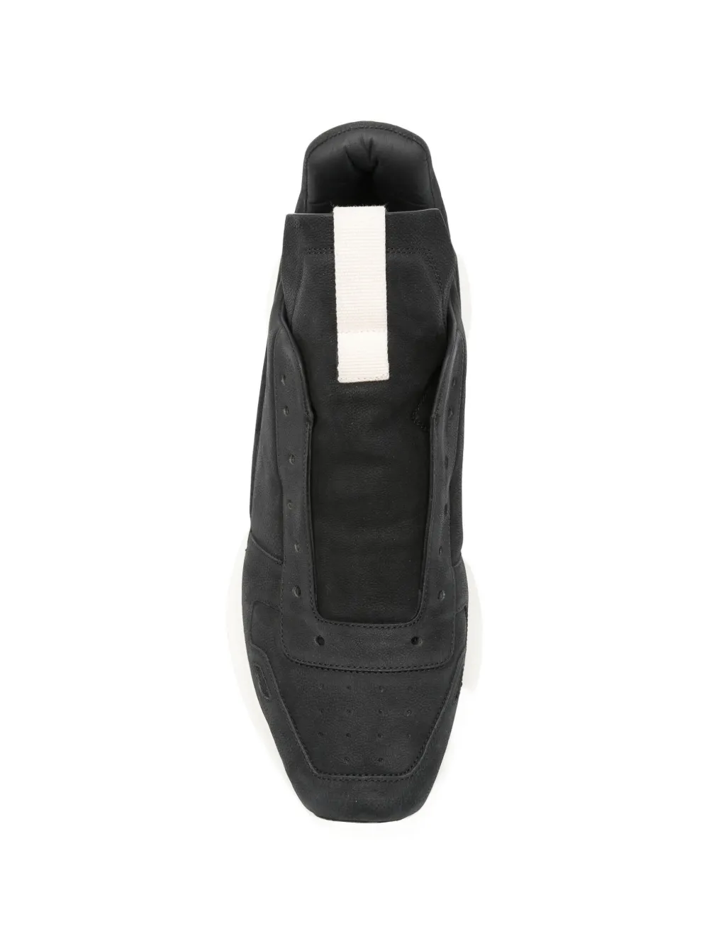 Rick Owens Geth leather sneakers Zwart