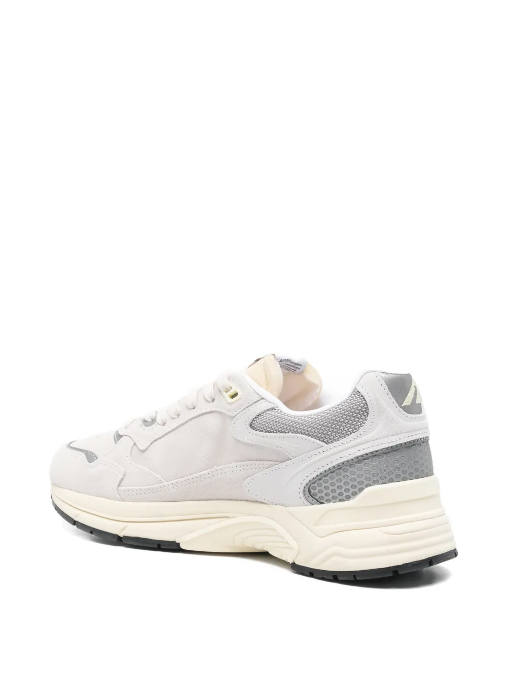 Autry Hyperway zilveren sneakers met vlakken Beige