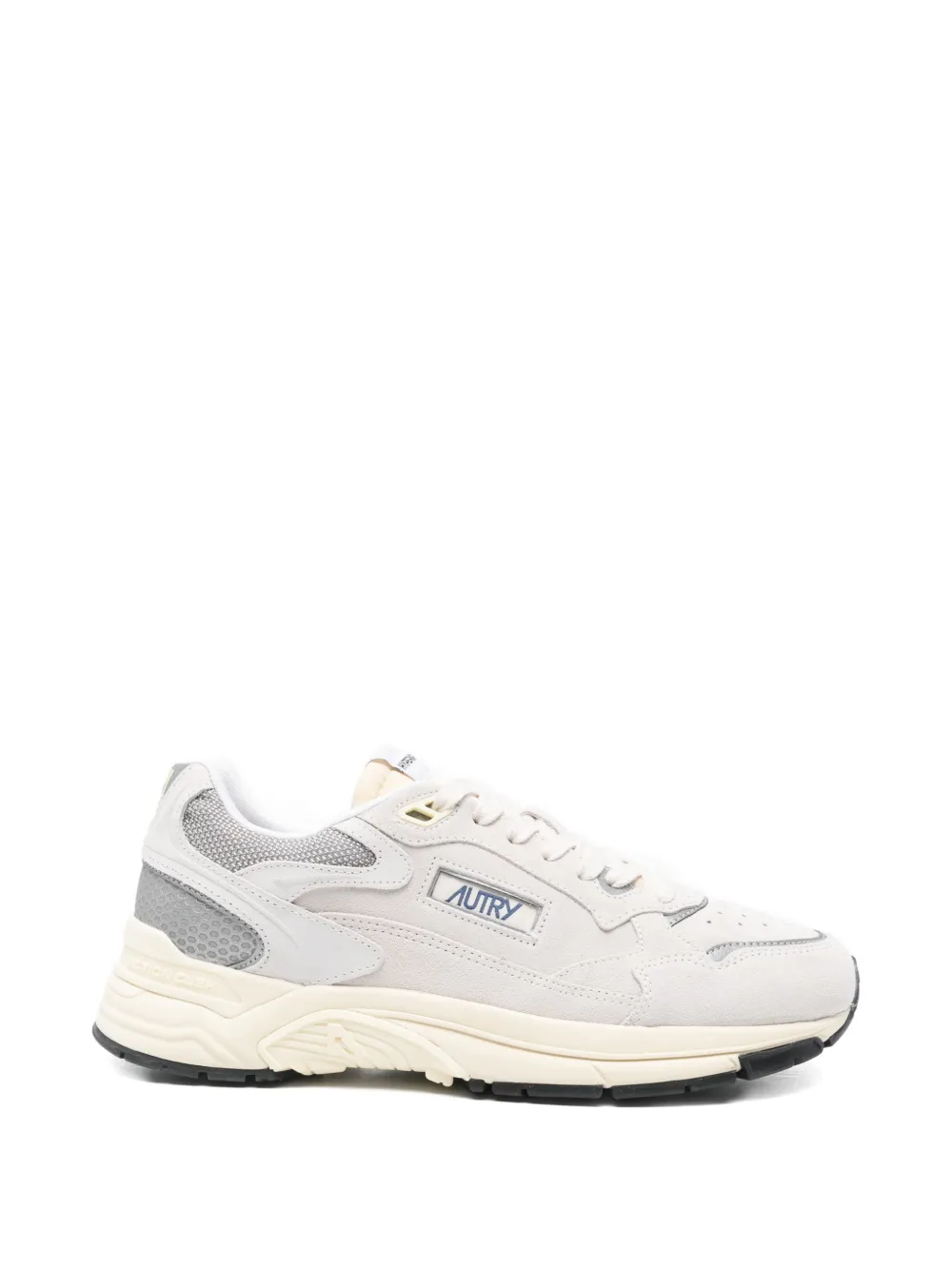 Autry Hyperway zilveren sneakers met vlakken Beige