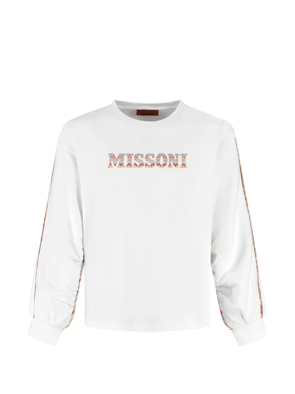 Missoni Kids Felpa a maniche lunghe - Bianco