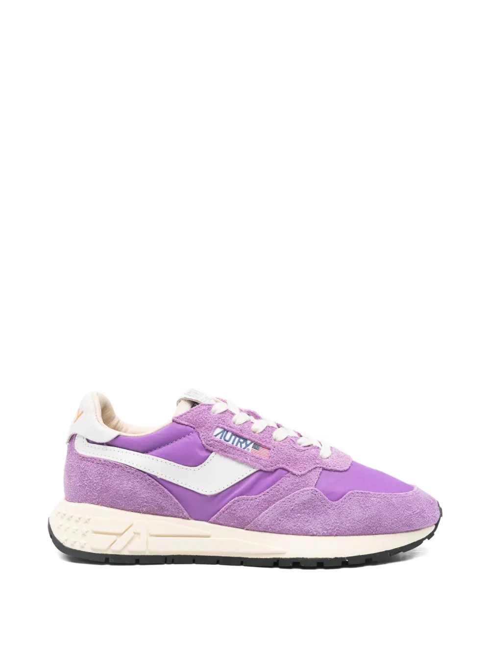 Autry Sneakers met suède vlakken Paars