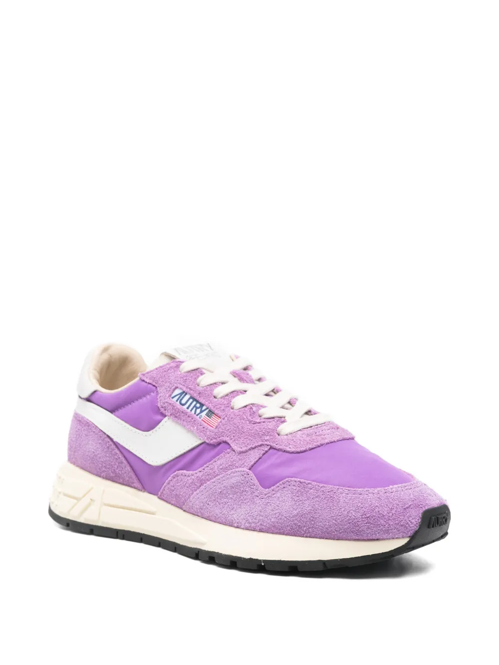 Autry Sneakers met suède vlakken Paars