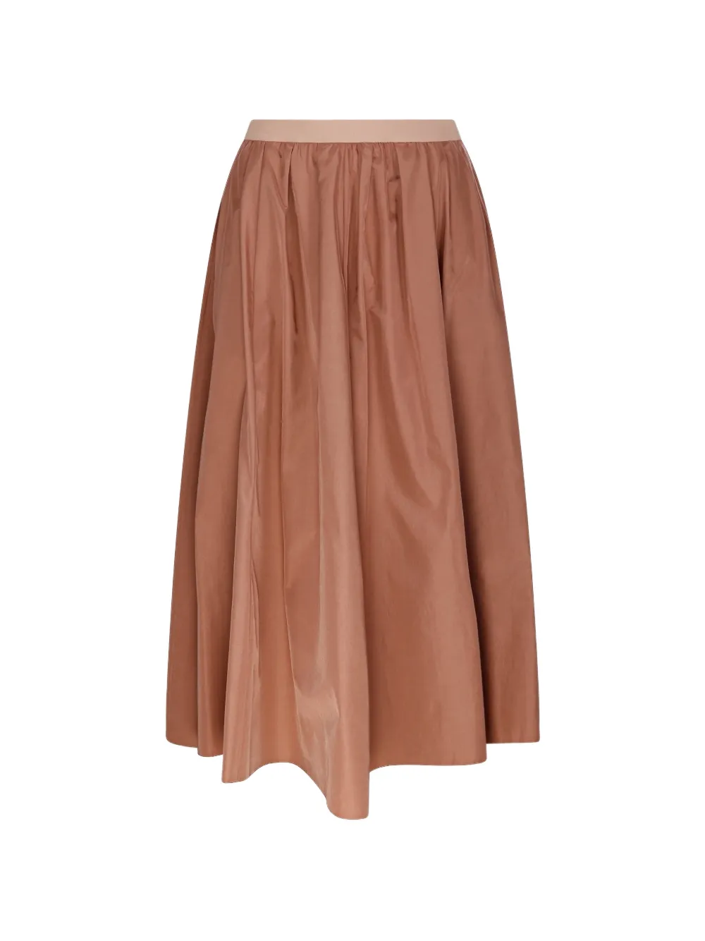 Forte Forte gathered skirt - Braun