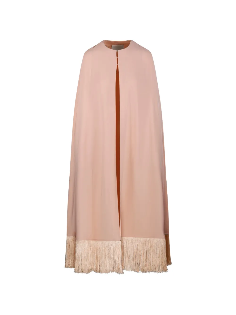 Di Stavnitser Cape mit Fransen - Rosa