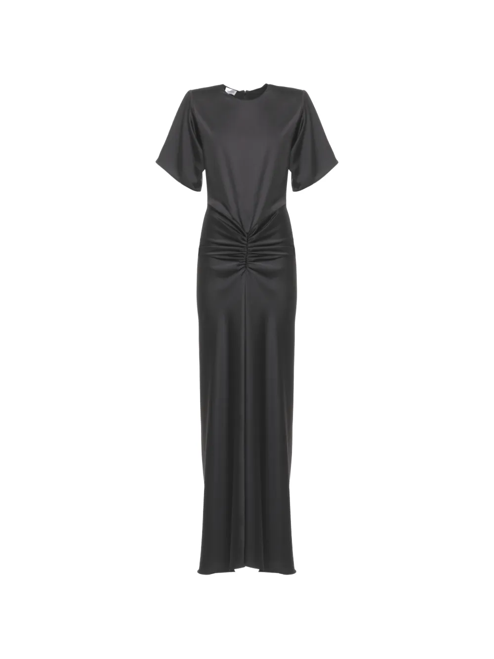 THE ANDAMANE ruched maxi dress - Nero
