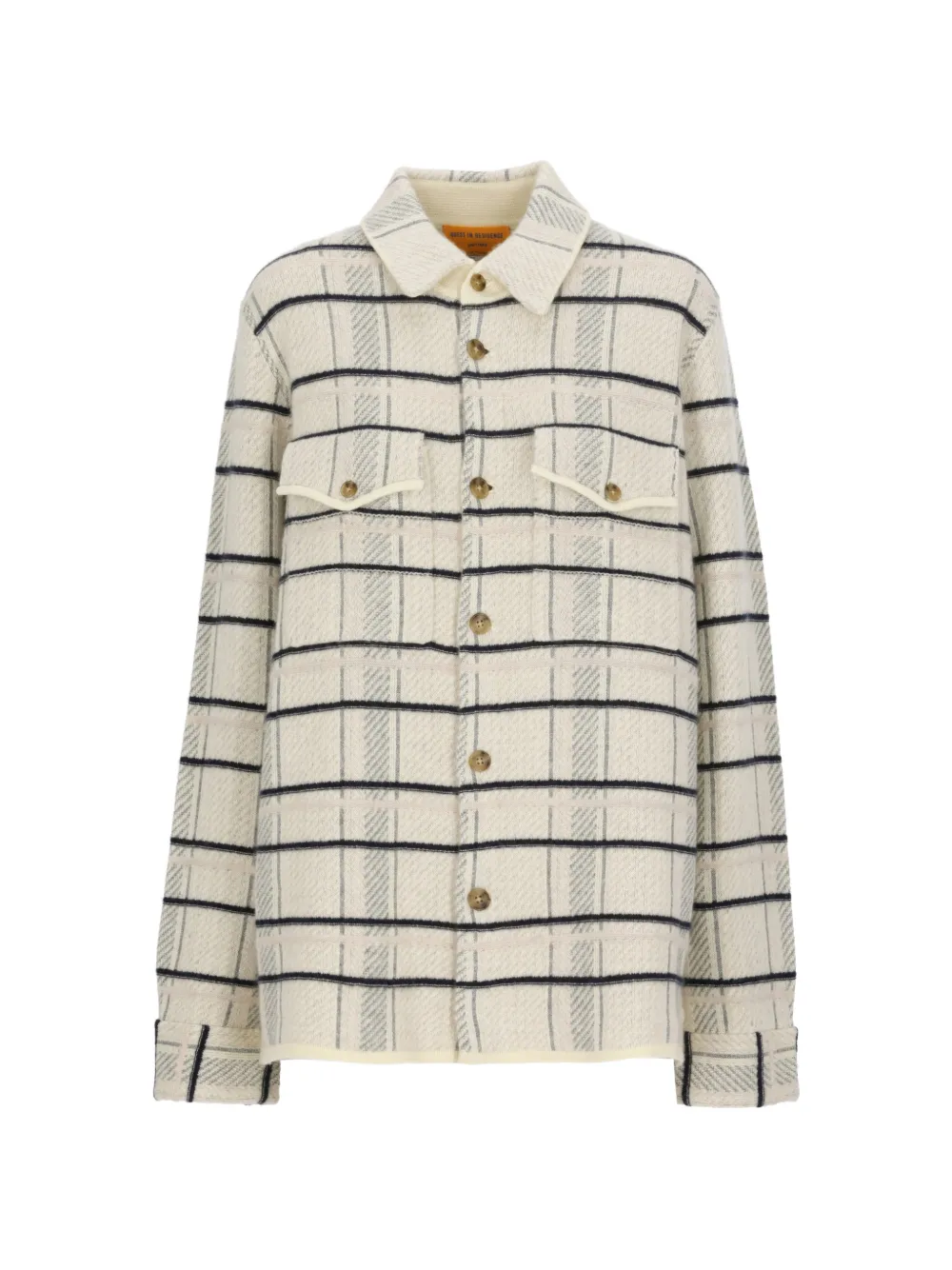 Guest In Residence plaid work shirt - Toni neutri