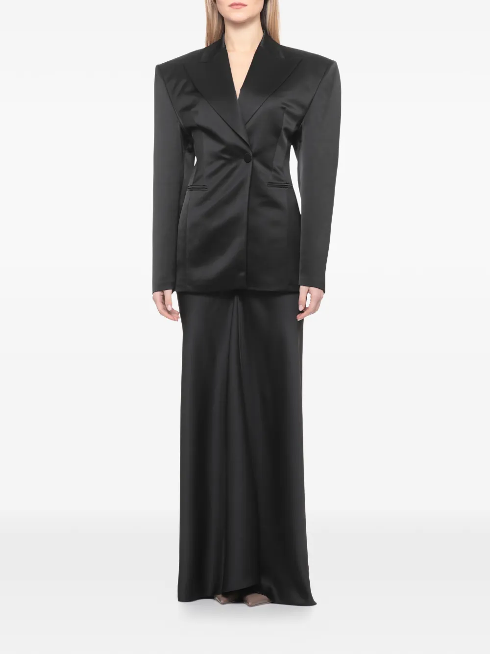  The Andamane Notched-lapel Blazer - Black 