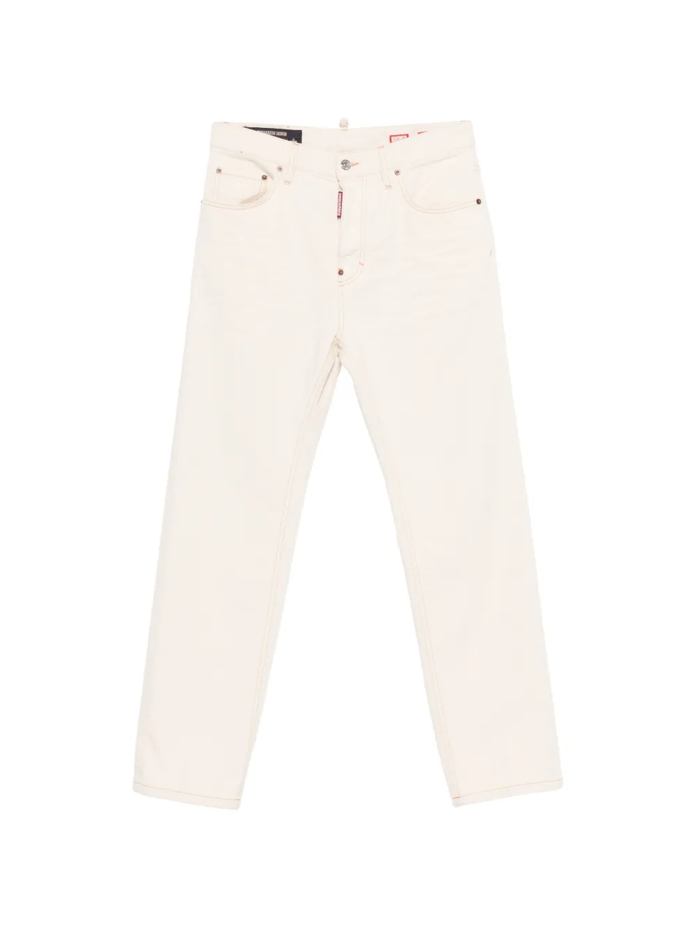 DSQUARED2 distressed-effect jeans - Bianco