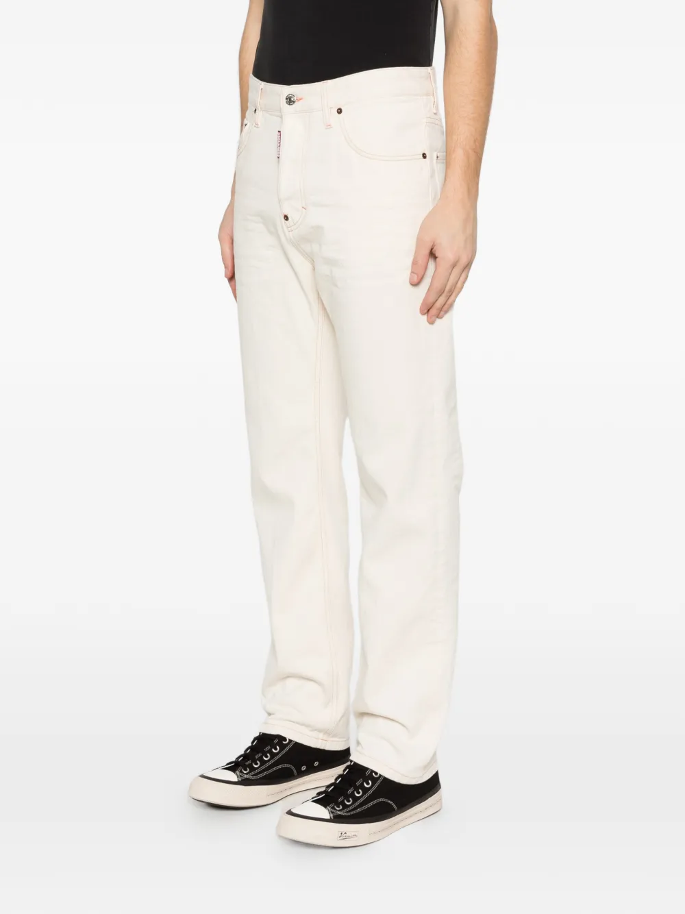 DSQUARED2 Gerafelde jeans Wit