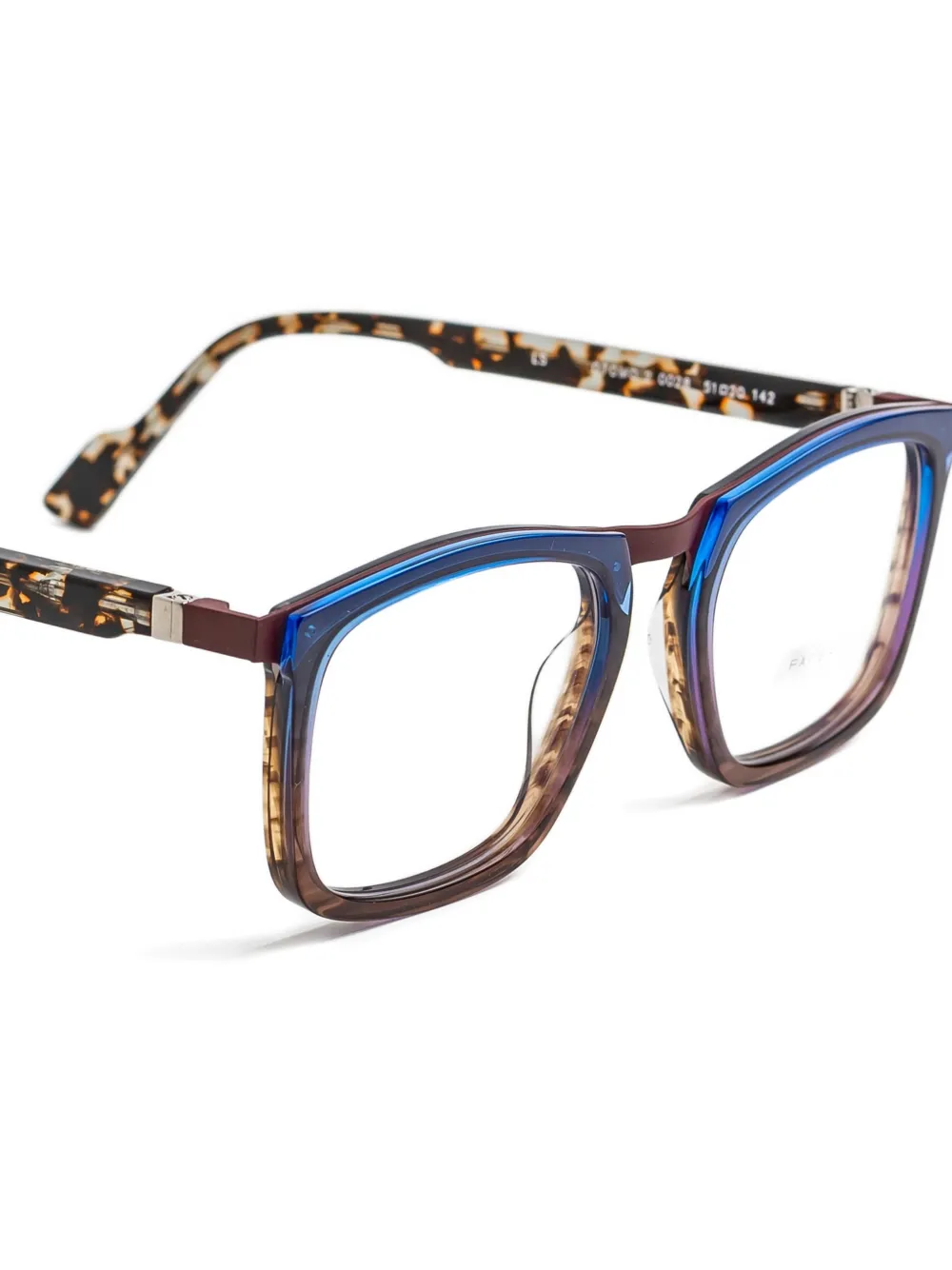  Face à Face Otomo 2 Square-frame Glasses - Brown 