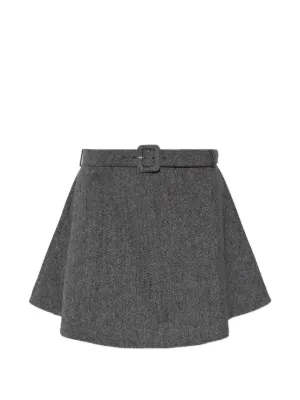 SANDRO ツイード ミニスカート | ホワイト | FARFETCH JP