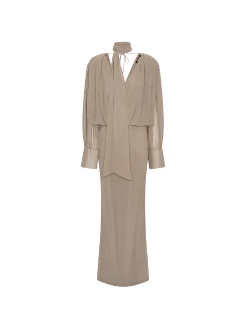ROTATE BIRGER CHRISTENSEN long-sleeve maxi dress