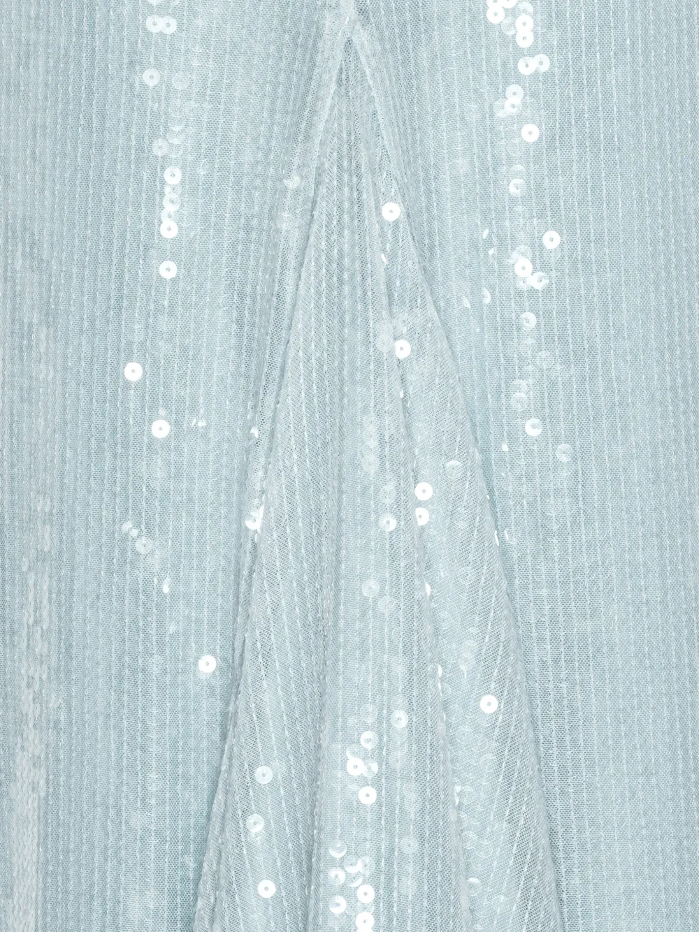 ROTATE BIRGER CHRISTENSEN Maxi-jurk met kapmouwen en pailletten Blauw