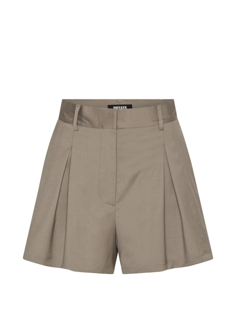 ROTATE BIRGER CHRISTENSEN Shorts a vita alta - Grigio